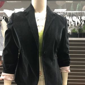 Beautiful GAP velvet blazer with bow back !